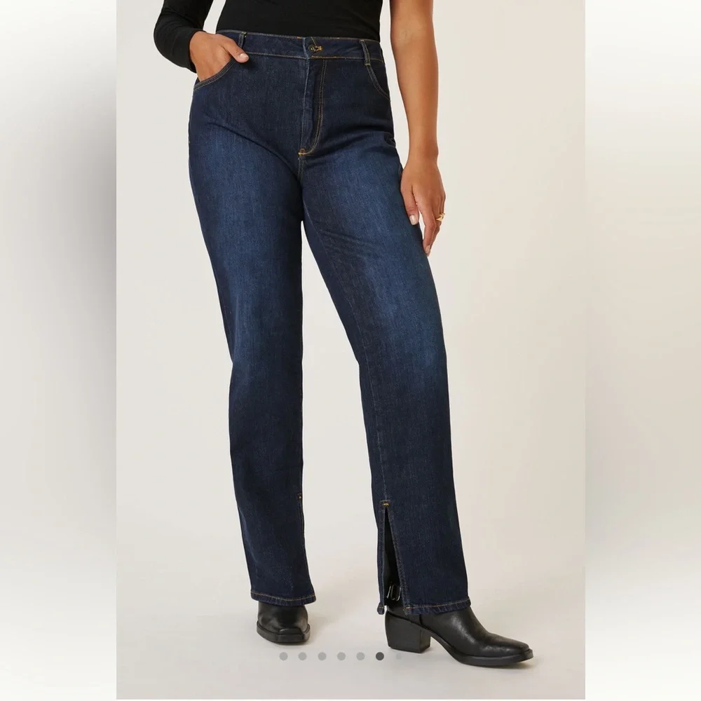 Final Sale 👀 No More Low Offers Anthropologie PILCRO THE SPLIT STRAIGHT JEANS